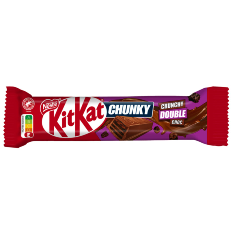 Nestlé KitKat Chunky Double Choc 42 g doppelter Schokoladengenuss mit knuspriger Waffel